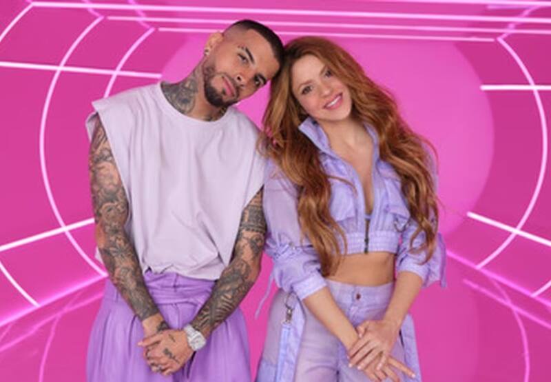 Shakira junto a Rauw Alejandro