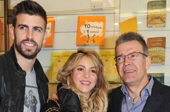 Padre de Gerard Piqué tiene una inusual reacción con la canción de Shakira