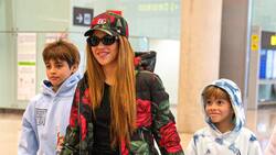 Shakira reaparece en viaje a Nueva York radiante y con sus dos hijos a días de mudarse a Miami