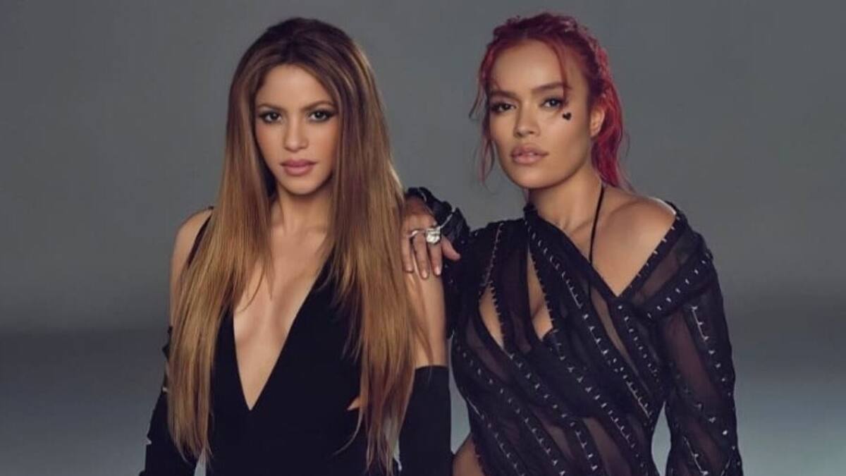 Shakira y Karol G lanzan mensajes como dardos en su primera canción juntas “TQG”