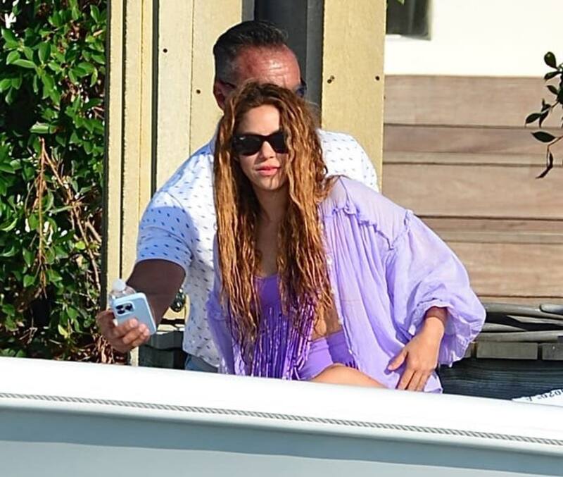 Shakira y Lewis Hamilton fueron captados en un viaje en yate - Créditos: Twitter