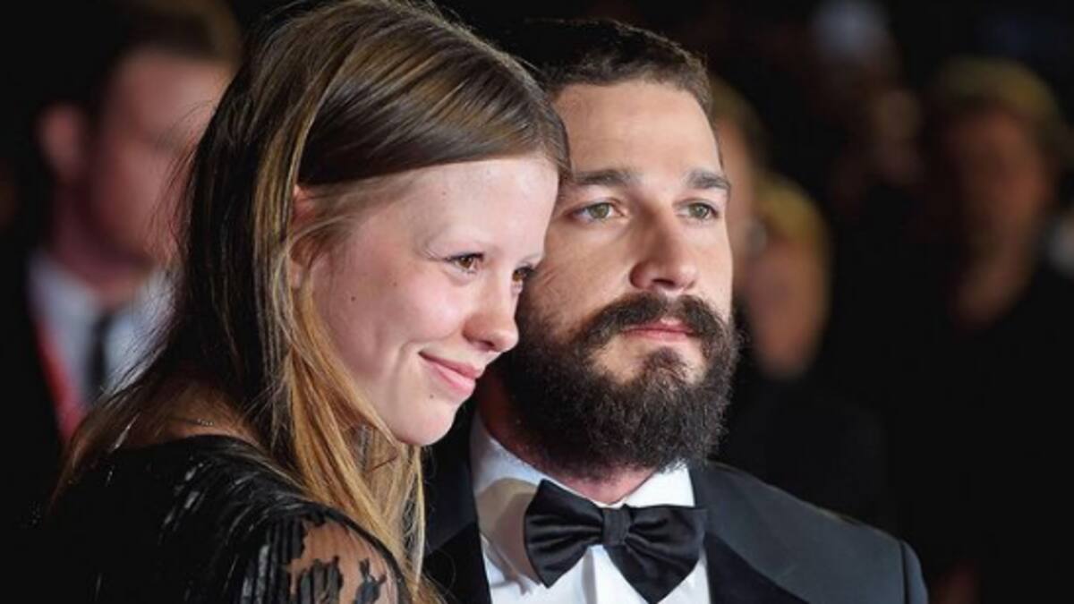 Shia LaBeouf y Mia Goth le dan la bienvenida a su primer bebé