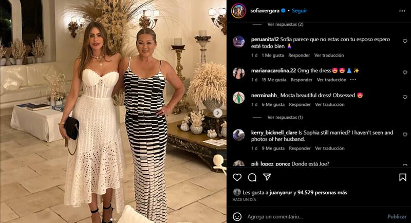 Sofía Vergara en su cumpleaños, celebrando con amigos en Capri, Italia. | Instagram