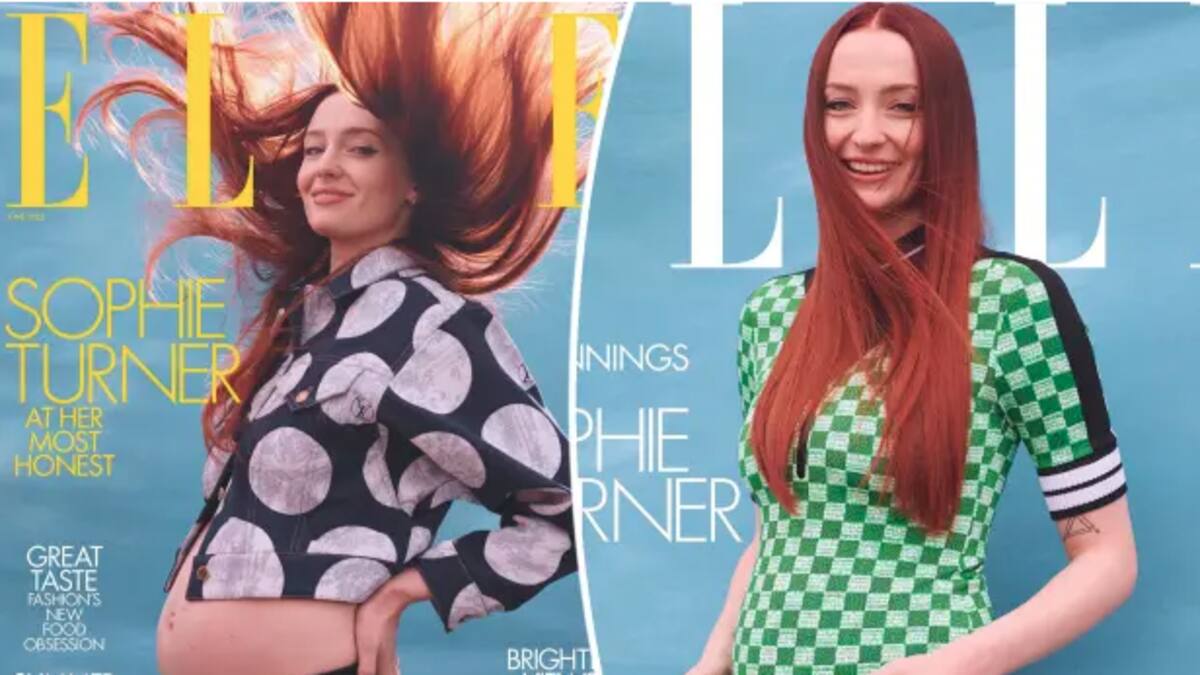 Sophie Turner posa embarazada para portada y habla como nunca de su faceta como mamá