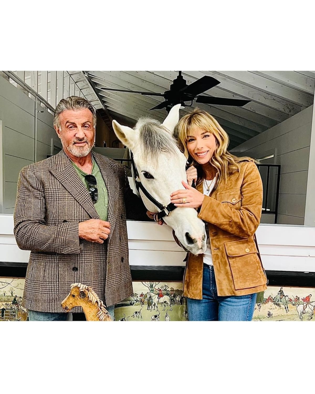 Sylvester Stallone junto a su esposa Jennifer Flavin - Créditos: Instagram