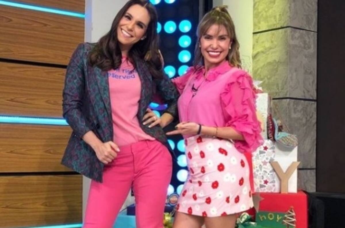 Critican intencionalidad de Andrea Escalona por empujar y lanzar al suelo a presentadora