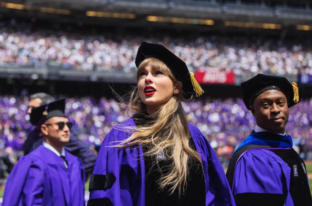 Taylor Swift recibió un título honorífico por parte de la Universidad de Nueva York