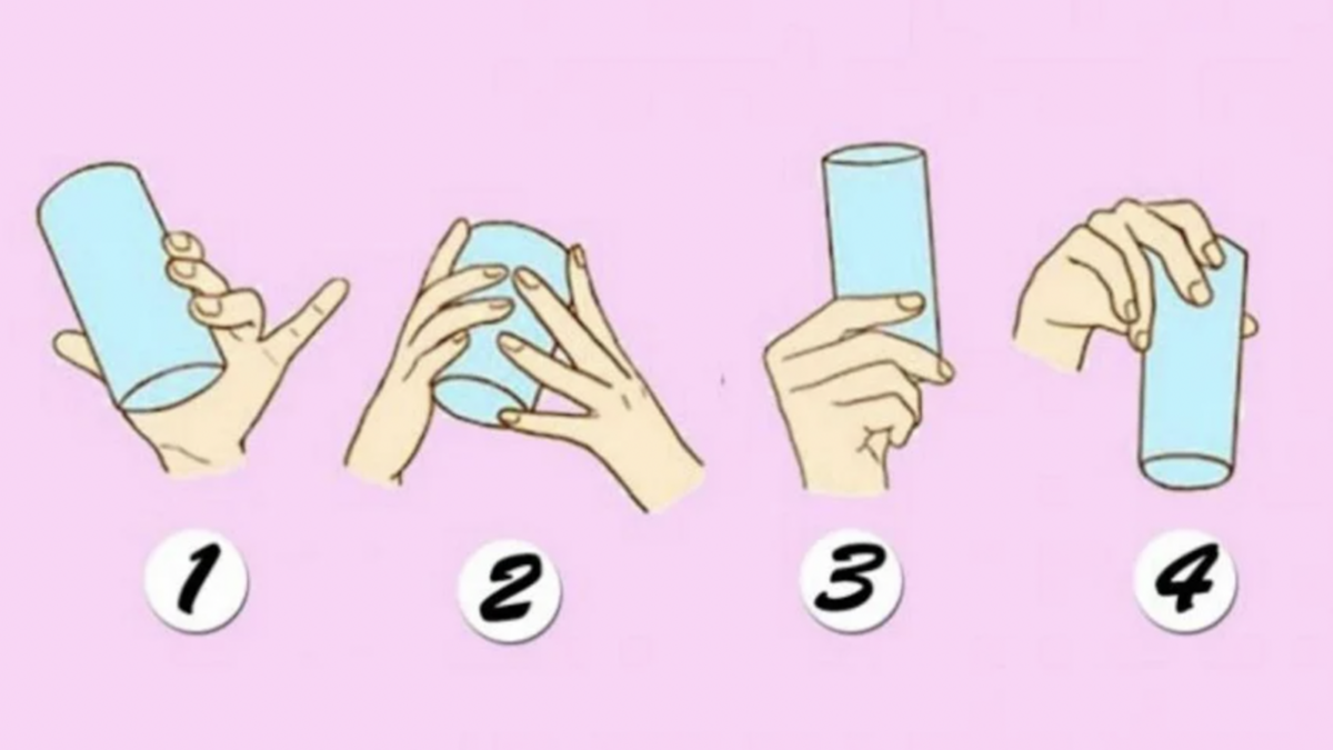 Test de personalidad: Dime cómo agarras un vaso y te diré los secretos que ocultas
