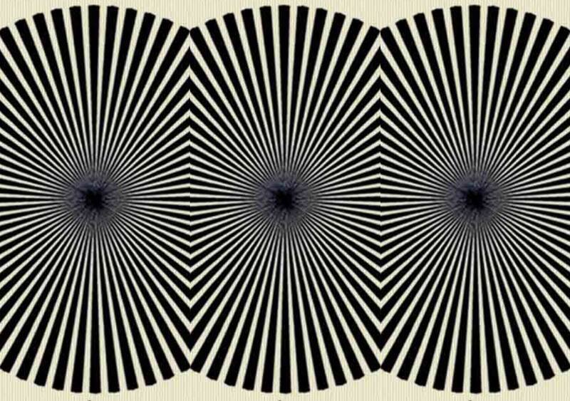 Mira al centro del círculo y, según la frecuencia vibratoria de tu cerebro, comenzarás a ver un color.