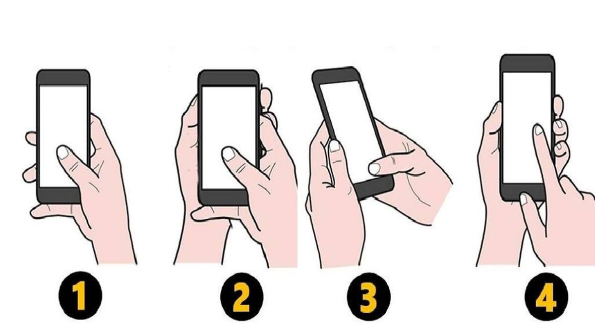 ¿Qué dice tu forma de sostener el teléfono sobre ti?