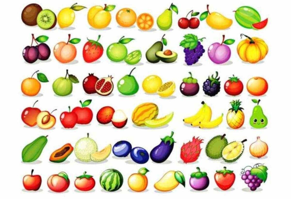 Encuentra a la fruta diferente en esta canasta