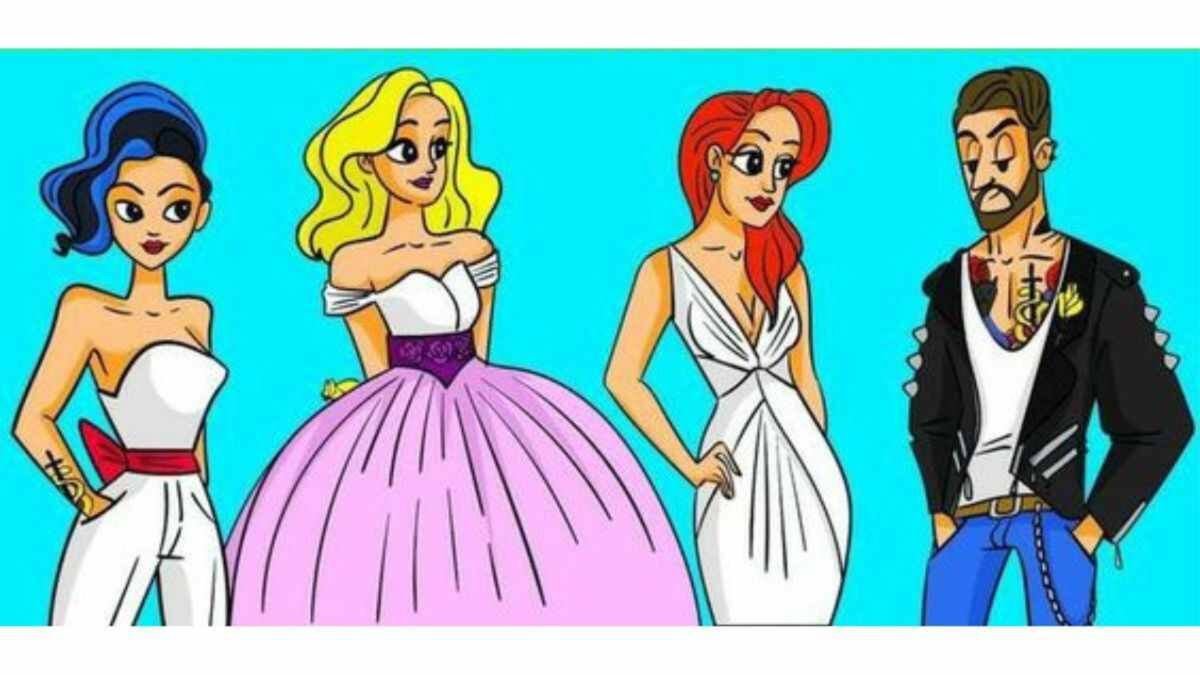 Descubre cual es la novia del tipo en menos de 5 segundos.