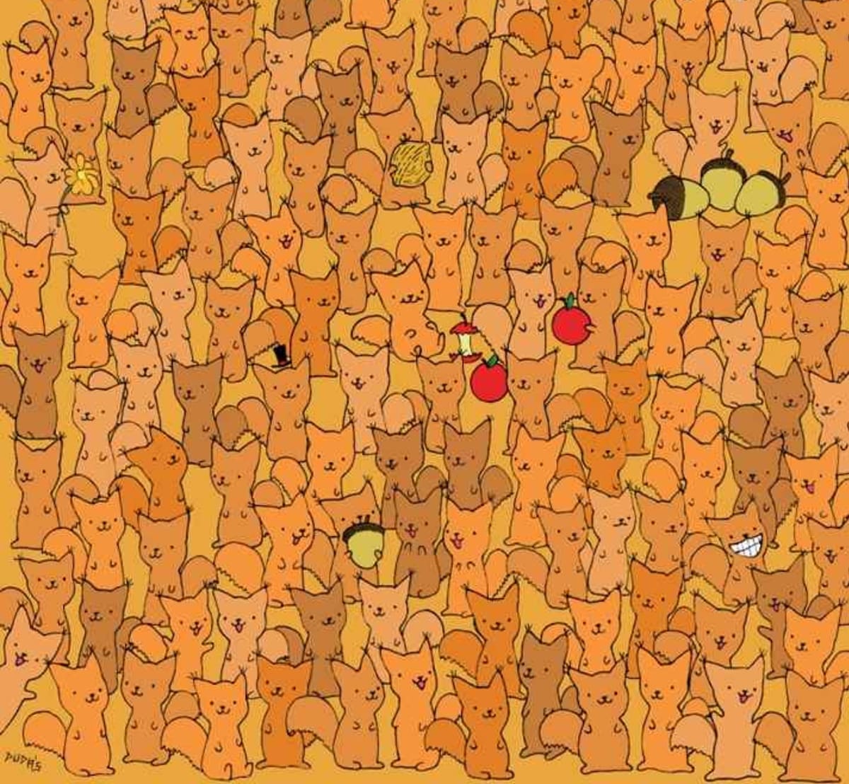 Encuentra al ratón escondido ¿Puedes pillarlo en 4 segundos o menos?