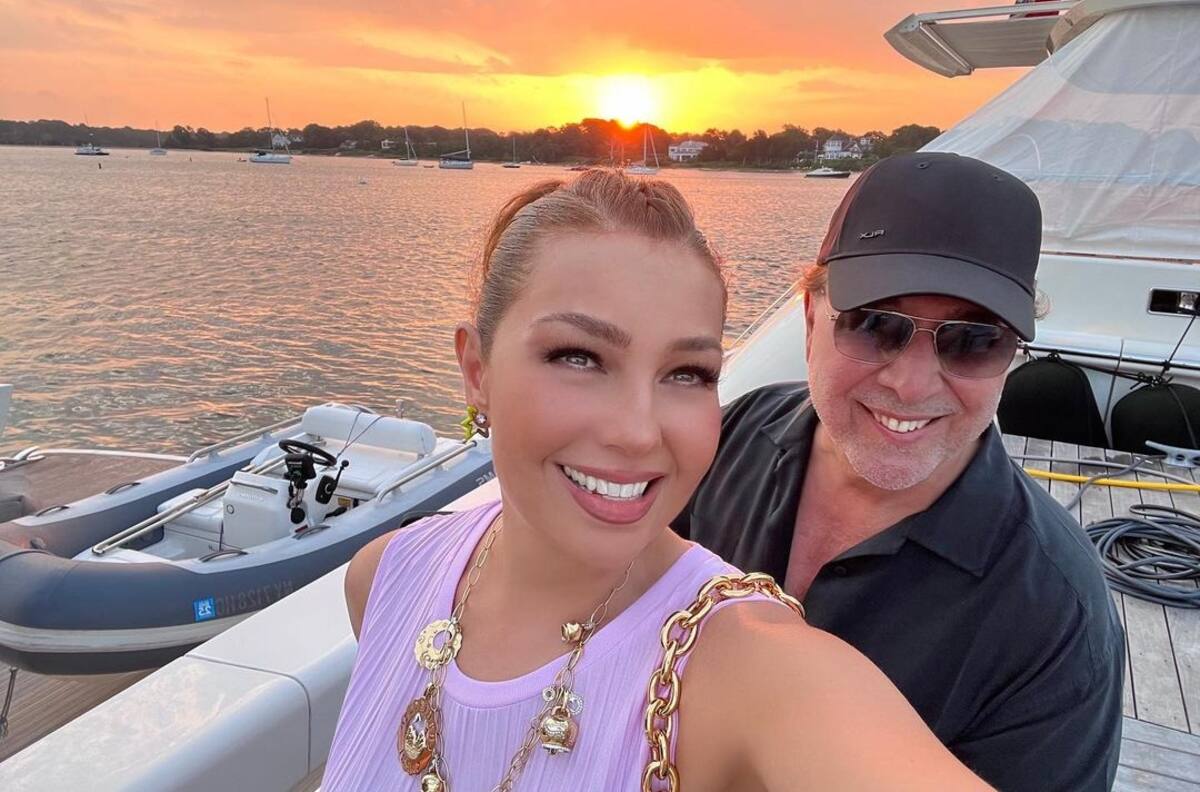 Thalía comparte íntimo recuerdo de su historia de amor con Tommy Mottola