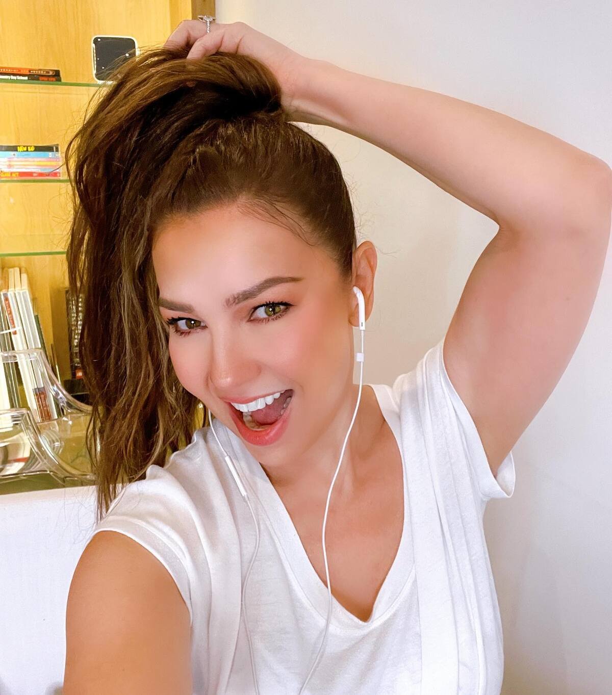 Thalía es una apasionada de la comida y así lo demostró - Créditos: Facebook