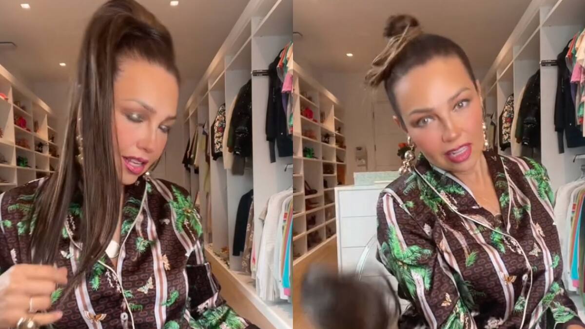 ¡Ups! Thalía y su inesperado BOCHORNO con la peluca en pleno TikTok