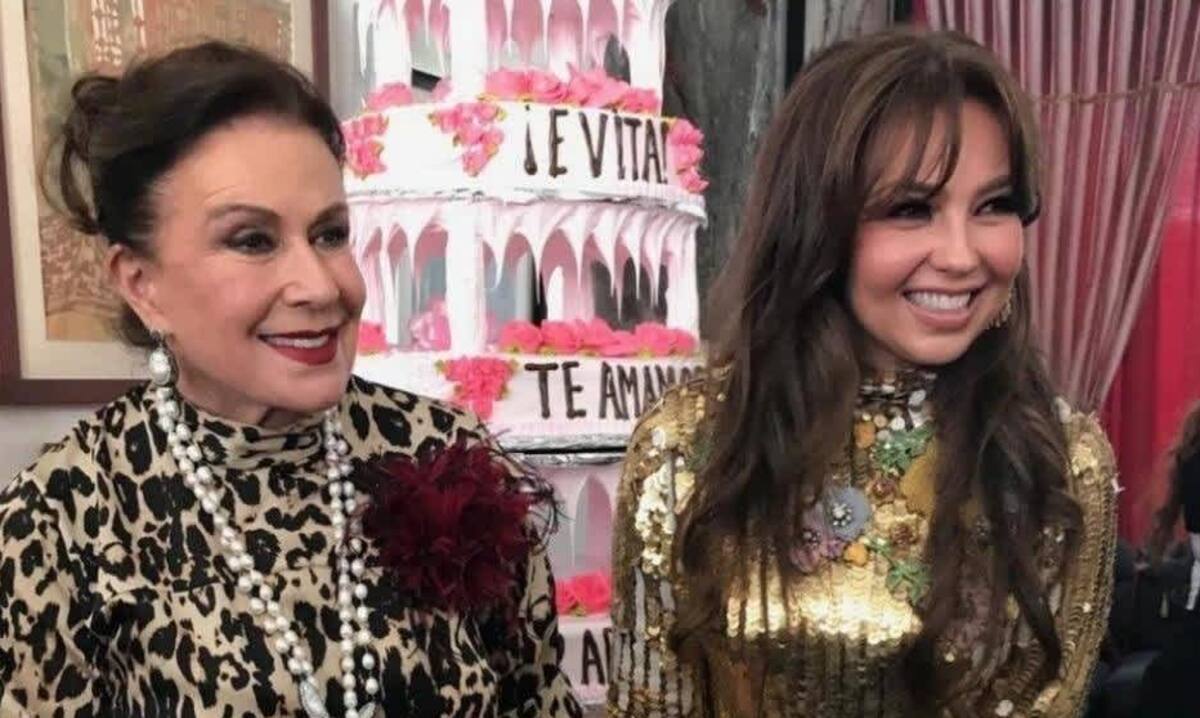 Thalía se convierte en Marilyn Monroe y es comparada con Laura Zapata - Créditos: Instagram