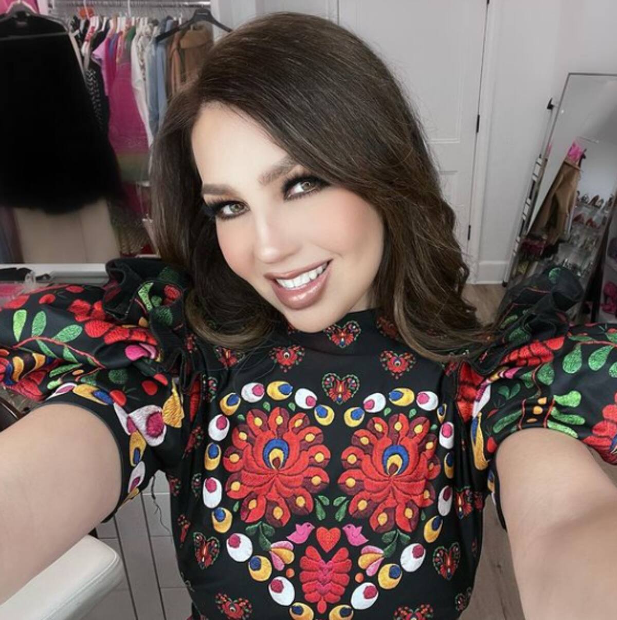 Thalía tiene acercamiento con su ídola de la infancia - Créditos: Instagram