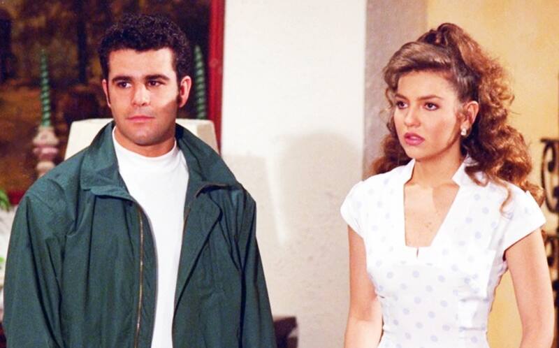 Thalía y Eduardo Capetillo en Marimar, la segunda de la trilogía