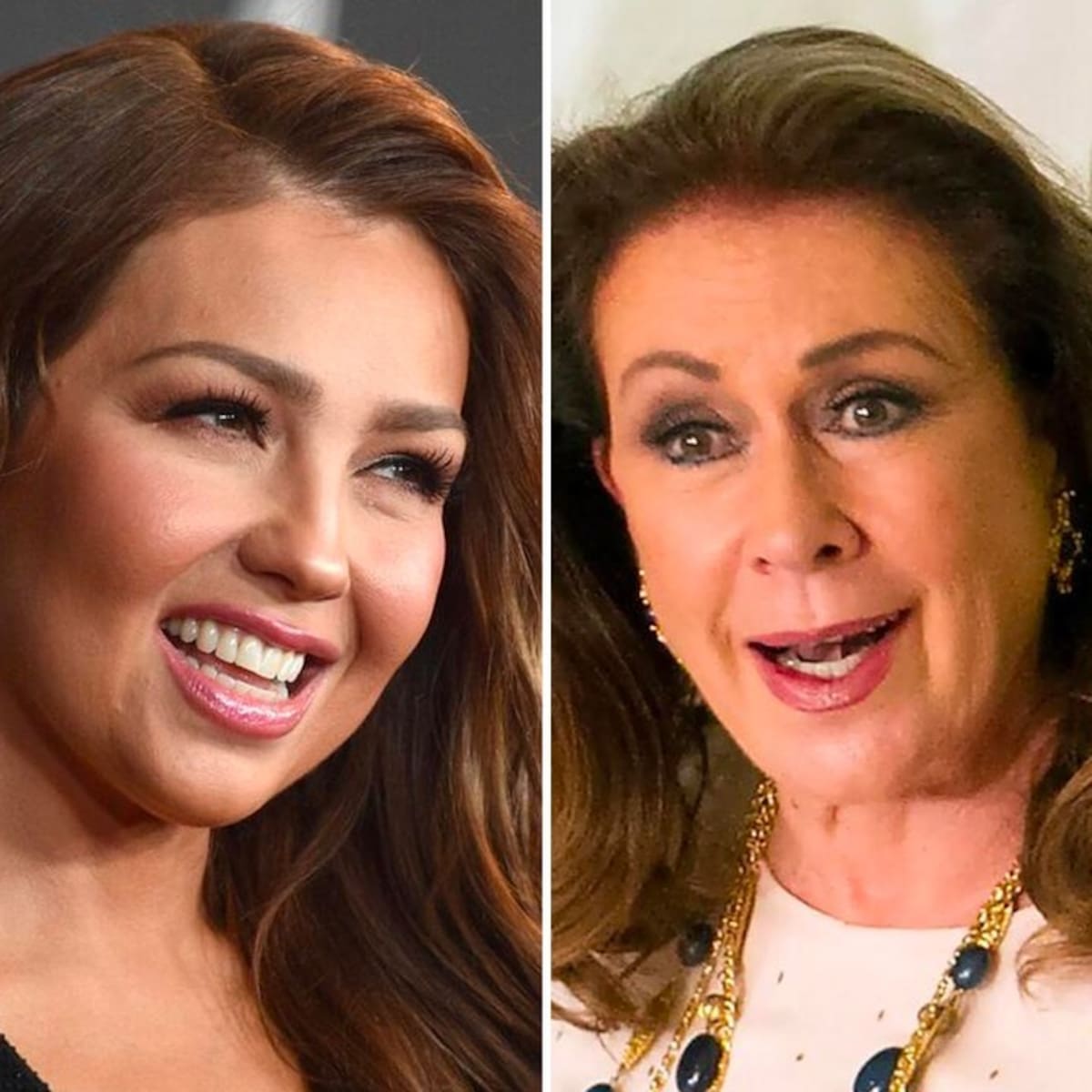 La difícil relación familiar de Thalia y Laura Zapata