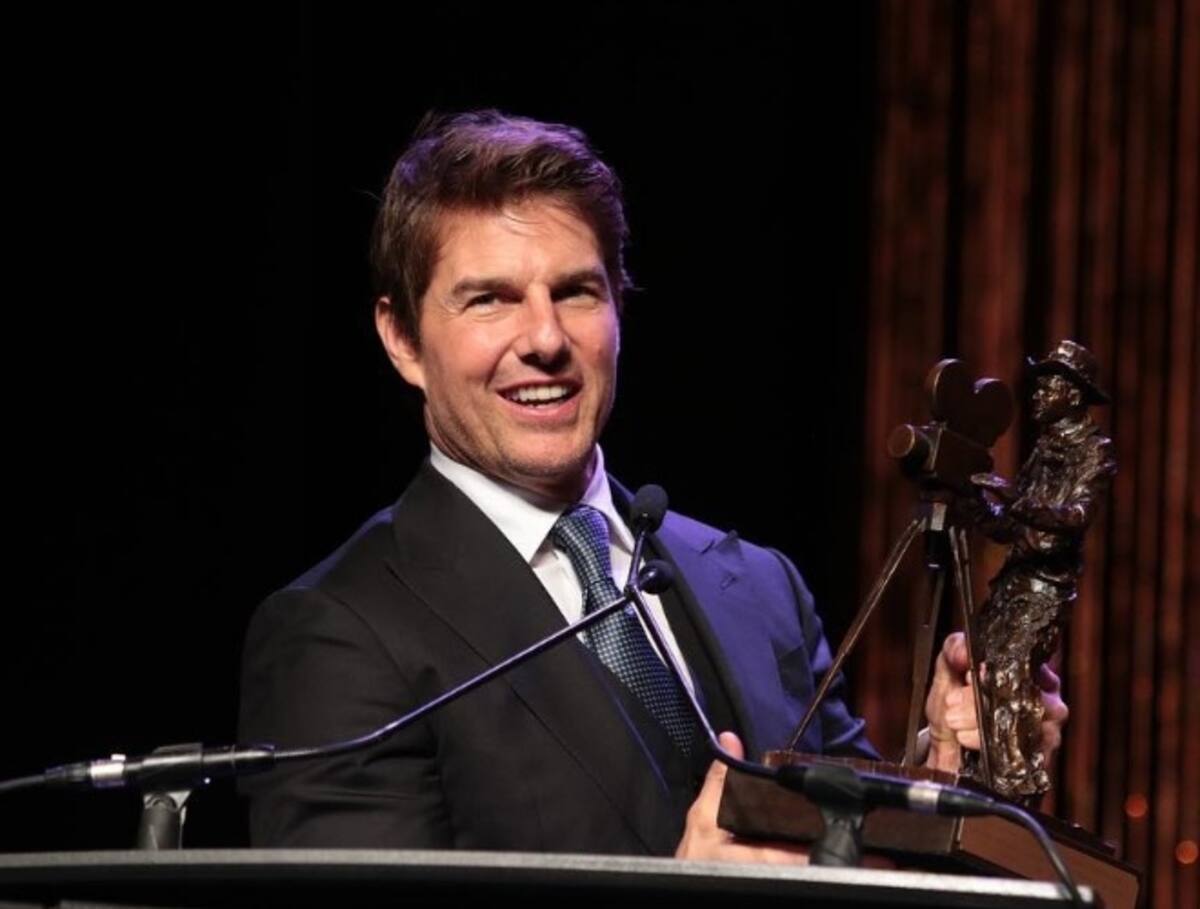 Tom Cruise se tuvo que rendir ante la emoción. - Créditos: Instagram