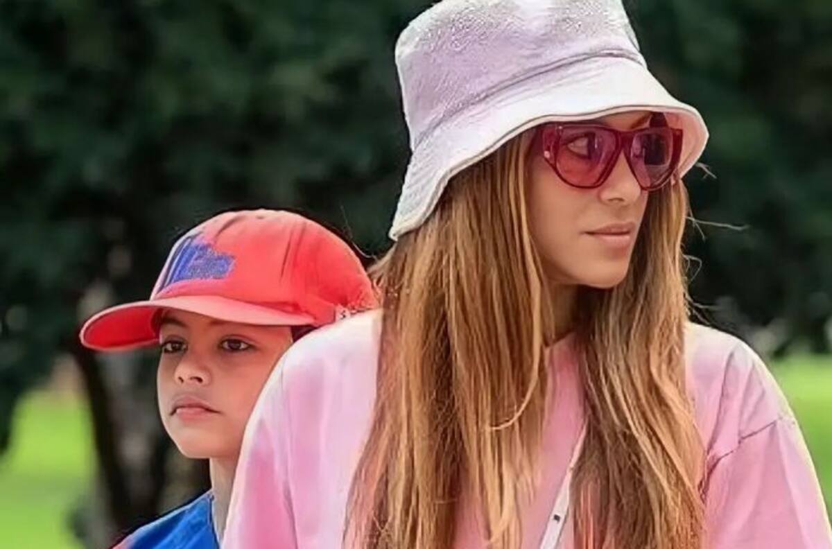 Shakira es captada celebrando con su hijo Milan tras intensa semana que la cantante tuvo con Piqué