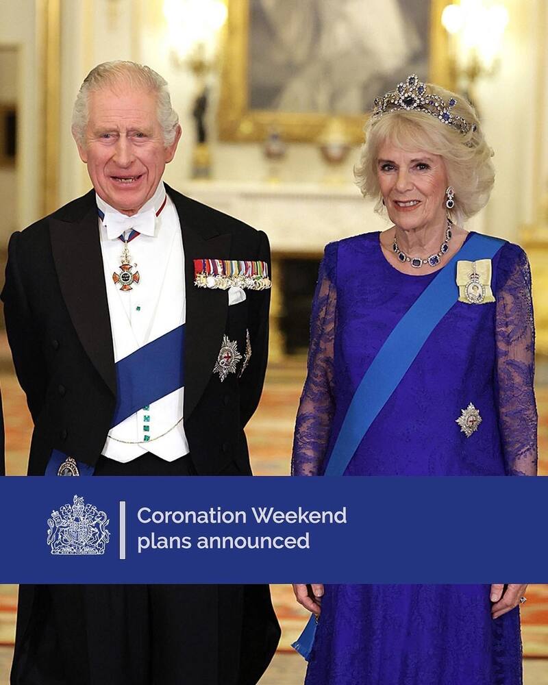 Un grupo reducido de miembros reales estará con el rey en el balcón tras su coronación - Créditos: Instagram