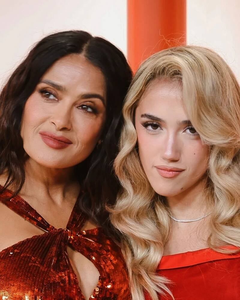 Valentina Paloma y su mamá, Salma Hayek, deslumbraron en la alfombra roja de los premios Oscar - Créditos: Instagram