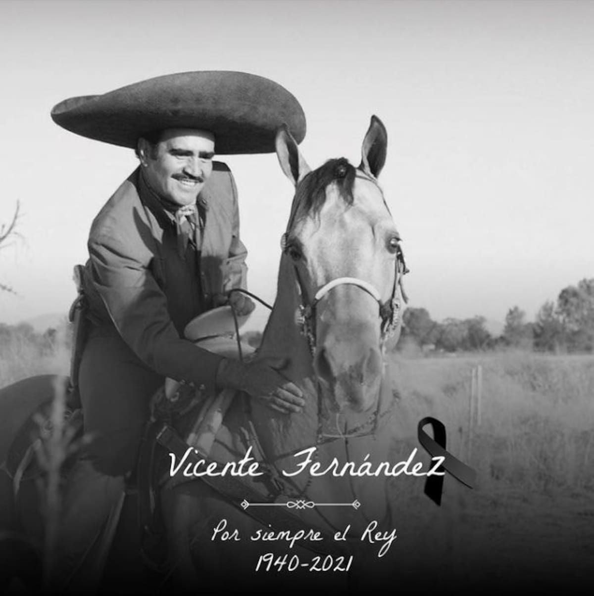 Vicente Fernández fue el artista más escuchado en Estados Unidos - Créditos: Instagram