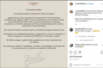 Vicente Fernández podría salir de la terapia intensiva, reporte médico al 19 de octubre