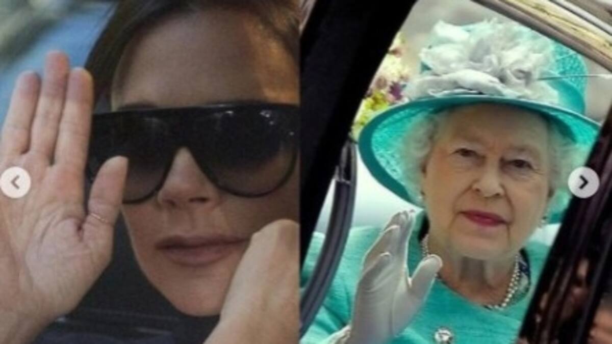 Duras críticas a Victoria Beckham por su "homenaje" a la reina Isabel II