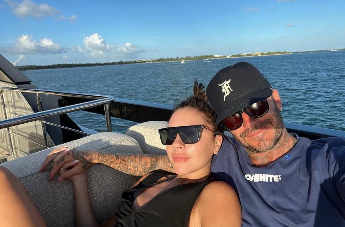 A lo ‘Top Gun’: Victoria y David Bekcham recrean emotiva escena de la película