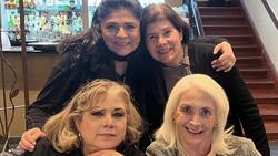 ¿Trillizas? Victoria Ruffo presume foto con sus hermanas e impacta con sorprendente parecido