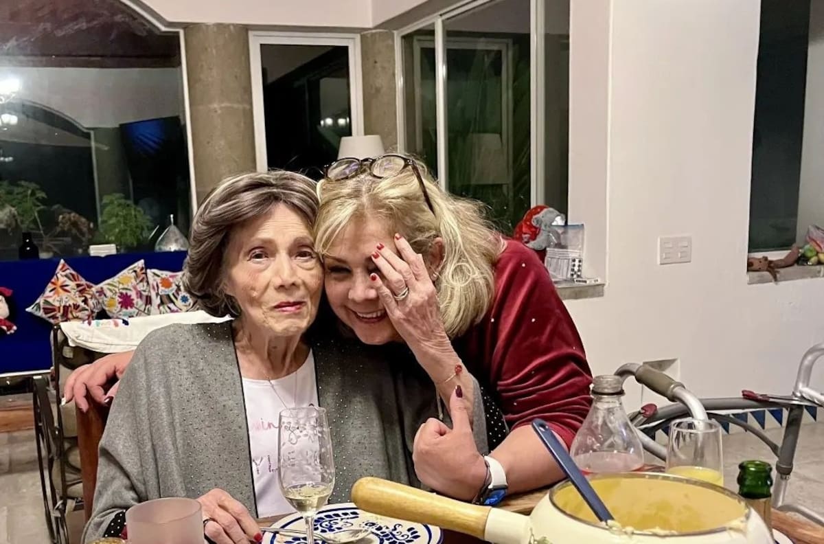 Victoria Ruffo logró despedirse de su mamá y revela cuáles fueron sus últimas palabras