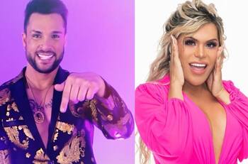 Graciosísimo: Wendy Guevara y Nicola Porcella imitan a Belinda en LCDLF