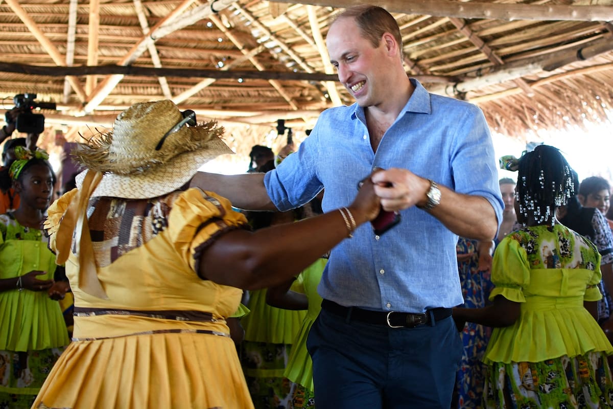 William citó a Harry mientras bailaba. - Créditos: Agencias