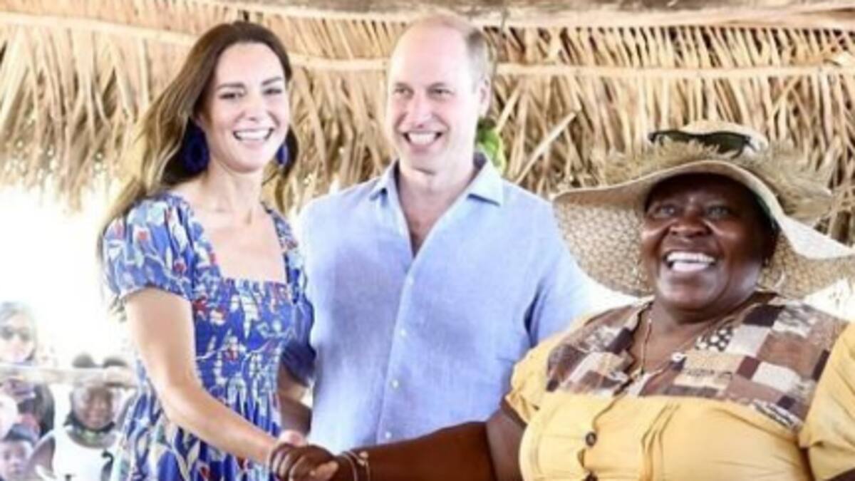 William y Kate bailan con los lugareños de Belice en su visita por el Caribe