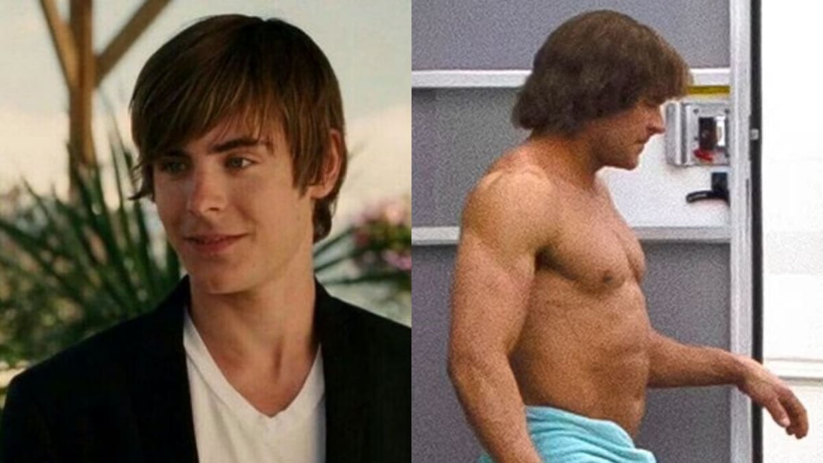 Zac Efron luce irreconocible debido a su gran cambio físico