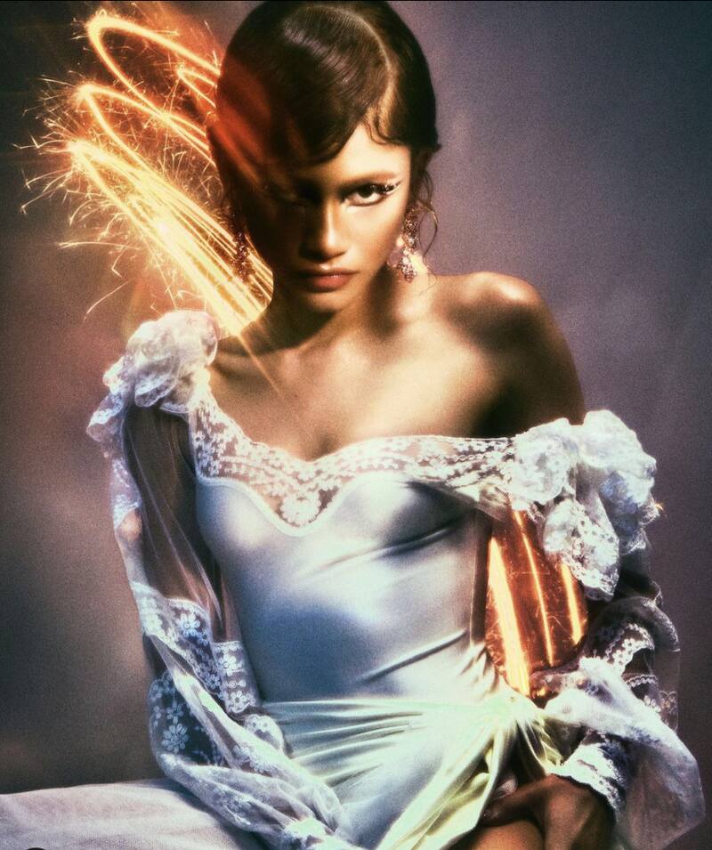 Zendaya posa para la revista Vogue Italia. - Créditos: Instagram