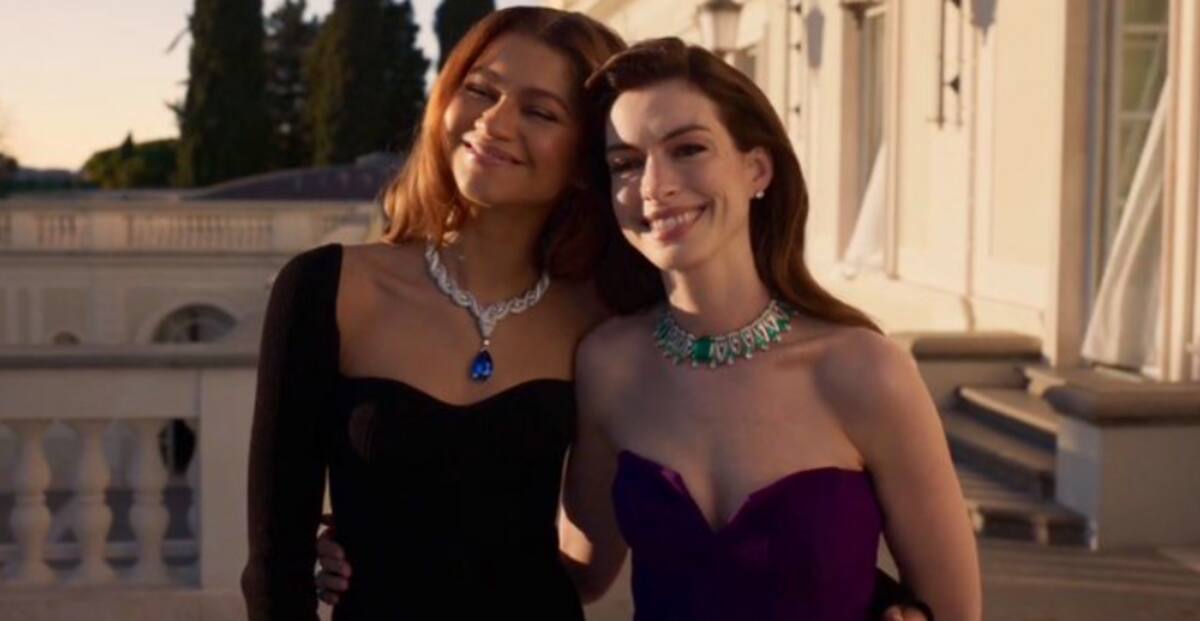 Zendaya y Anne Hathaway juntas en campaña publicitaria - Créditos: TWITTER