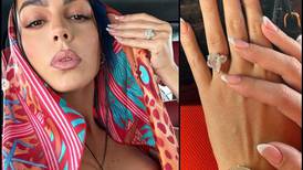 Georgina Rodríguez muestra millonario anillo con el que confirmaría su compromiso con CR7